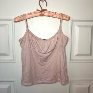 Y2K Miu Miu Pink Babydoll Cami Top